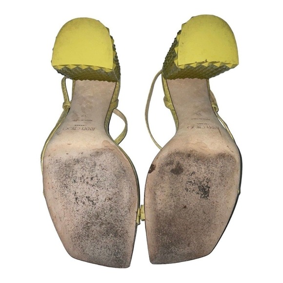 Jimmy Choo Women’s Art Printed Strappy High-Heel Sandals Size 38 - Picture 7 of 12